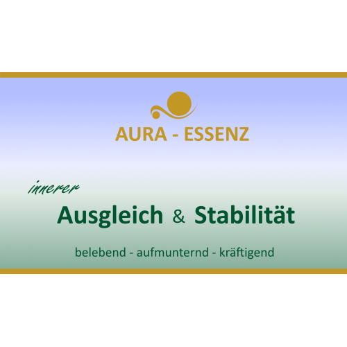 Aura-Essenz innerer Ausgleich und Stabilität Etikette