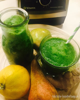 Birnen-Ingwer-Grünkohl-Smoothie