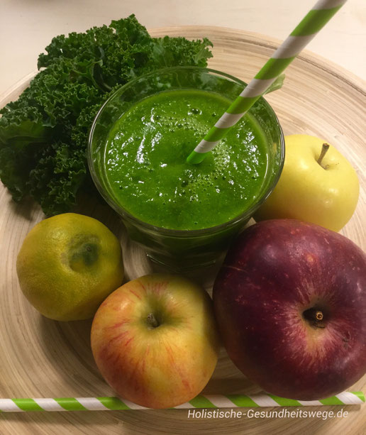 Grünkohl-Apfel-Smoothie