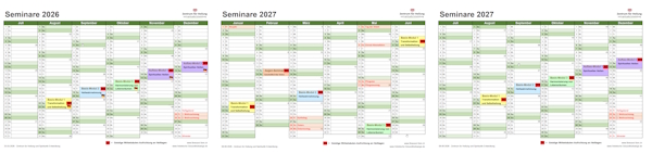 Seminar-Kalender 2026-2027
